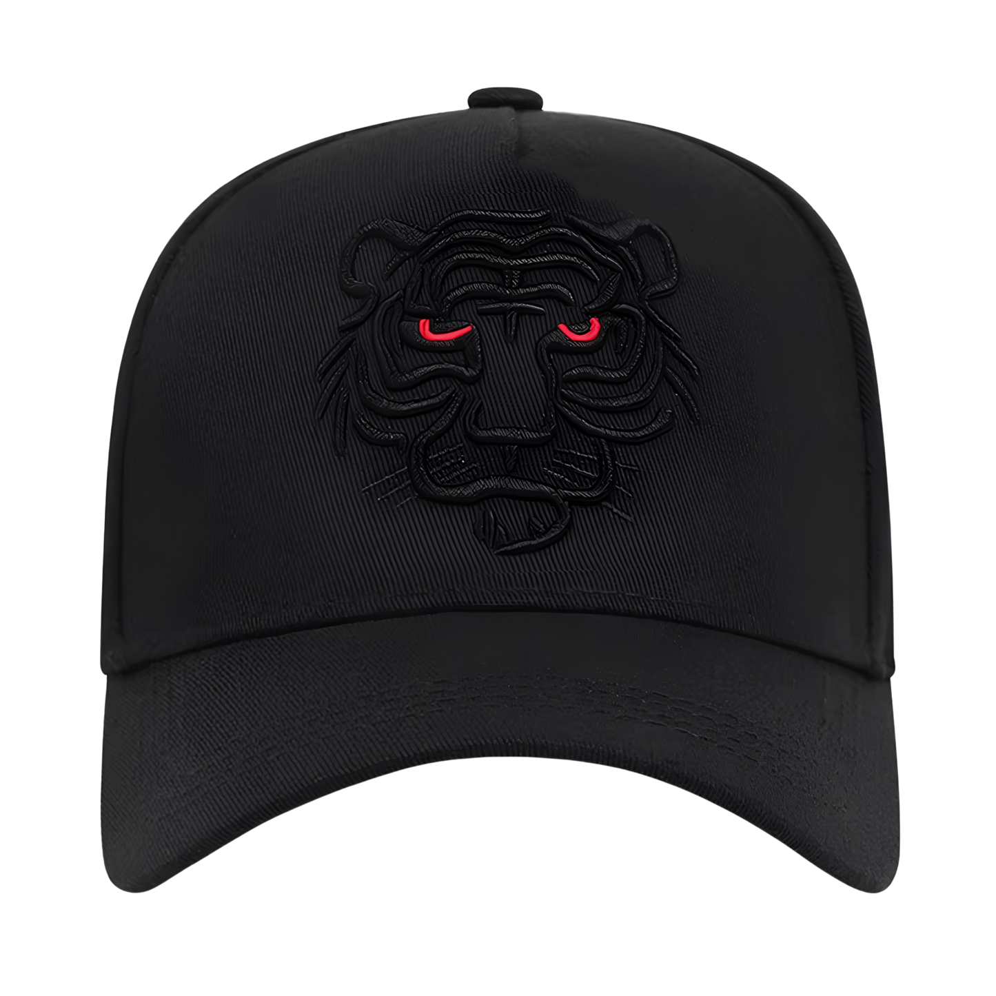 Gorra con bordado de tigre