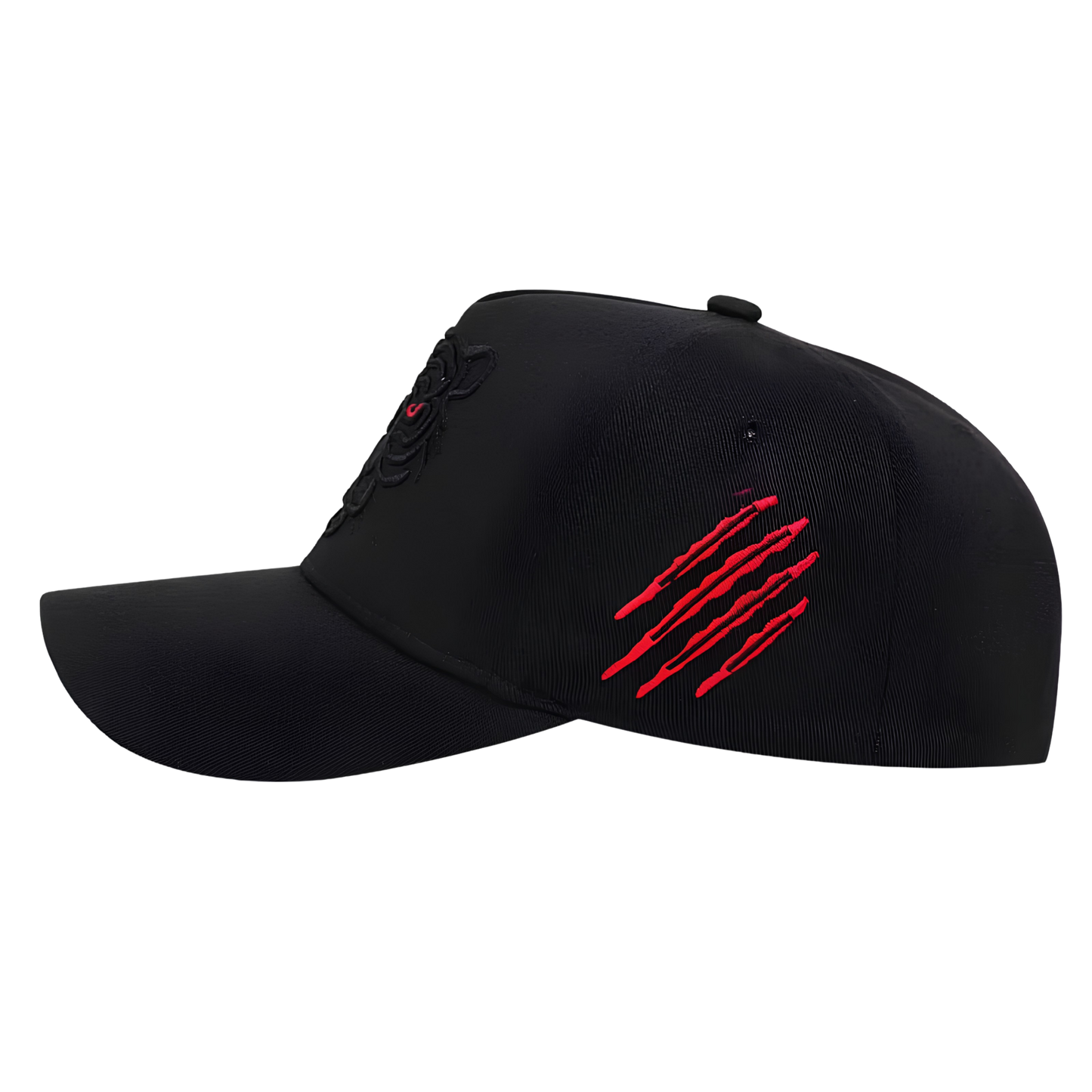 Gorra con bordado de tigre