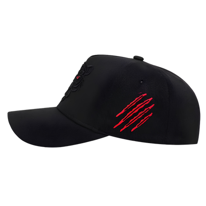 Gorra con bordado de tigre